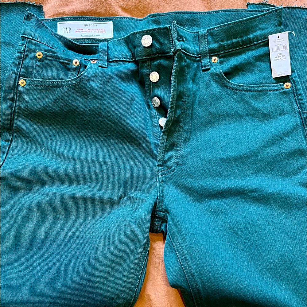BNWT Green Gap Jeans